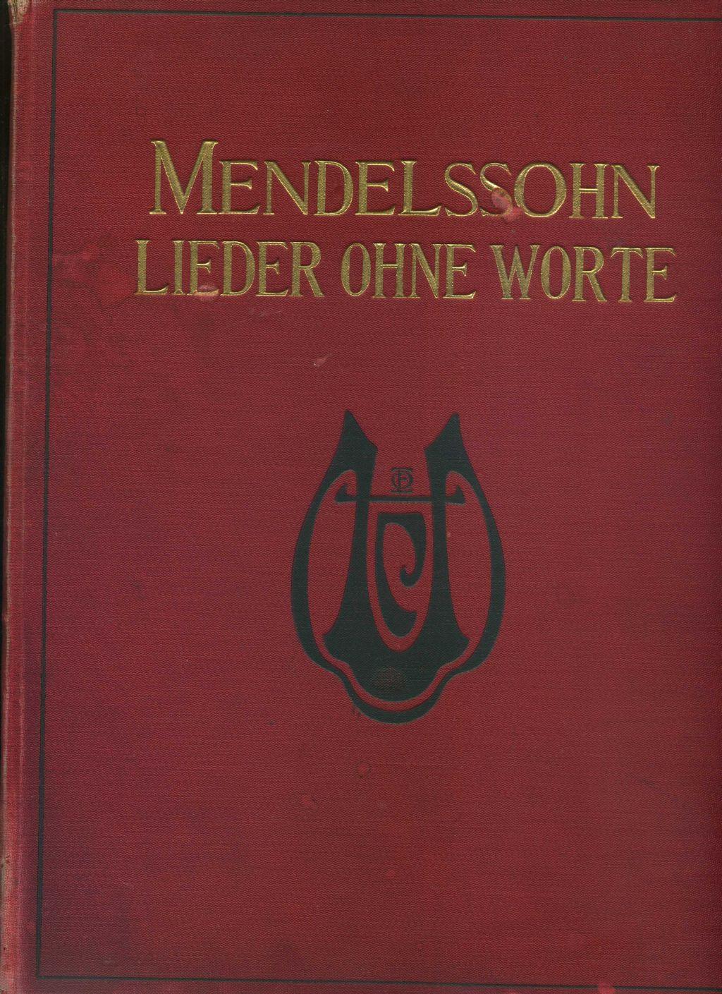Mendelssohn Lieder Ohne Worte Mendelssohn Lieder Ohne Worte
