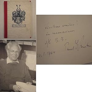 Freundesgabe für Paul Winter zum 29 Januar 1964 * h a n d s i g n i e r t