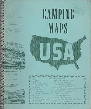 Camping Maps USA 1960-1961 Edition