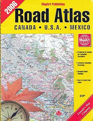 Canada USA Mexico Road Atlas 2006