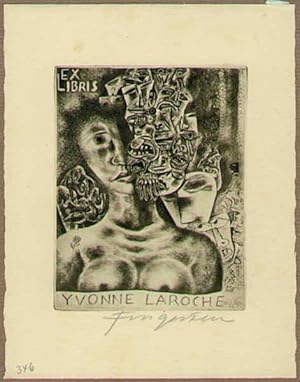 Exlibris für Yvonne Laroche.
