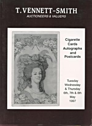 Vennett-Smith 1997 Cigarette Cards, Autographs & Postcards