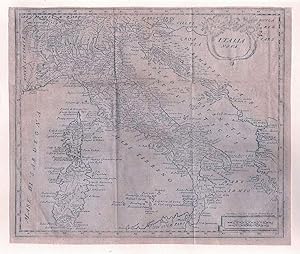 ITALIEN, Italia Nova, Kupferstich aus: Introductio in Universam Geographiam von Philipp Cluver 16...