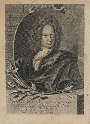 Jacobus Fridericus Ludovica . Kupferstich-Porträt.