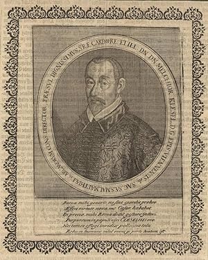 Melchior Klesel. Kupferstich-Porträt.