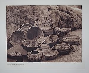 Yokuts Basketry Design (a), Plate 502 from The North American Indian. Portfolio XIV