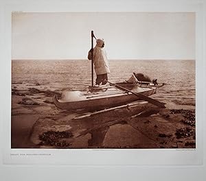 Ready for Sealing - Nunivak, Plate 695 from The North American Indian. Portfolio XX