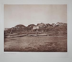 The Village - Hooper Bay, Plate 699 from The North American Indian. Portfolio XX