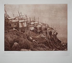 King Island Village, Plate 701 from The North American Indian. Portfolio XX