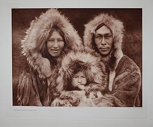 A Family Group - Noatak, Pl. 717 from The North American Indian. Portfolio XX