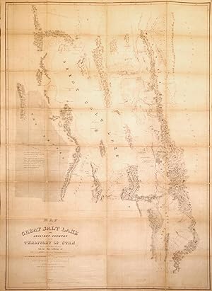 Map of the Great Salt Lake And Adjacent Country in the Territory Of Utah. Surveyed in 1849 and 18...