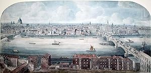 A Panoramic View of London with St. Paul's and London Bridge