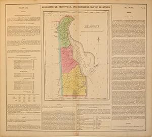 Geographical, Statistical and Historical Map of Delaware