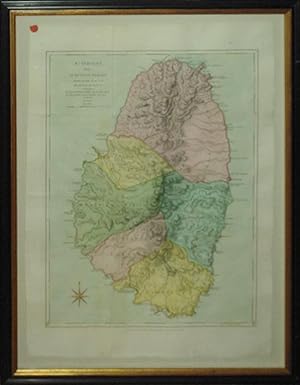 St. Vincent from an Actual Survey Made in the Year 1773, after the Treaty with the Cairibs. (West...