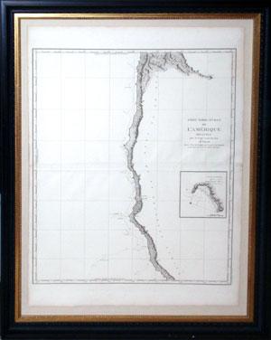 Cote Nord-Ouest de L'Amerique Voyage de Vancouver No 5 45°, 46' de latitude et 236°, 15' de longi...