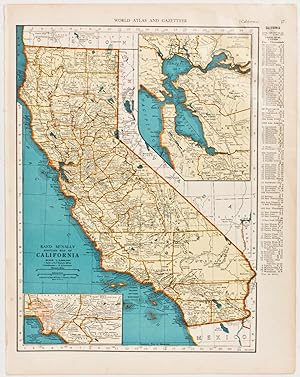California with insets of Los Angeles Region & San Francisco Bay