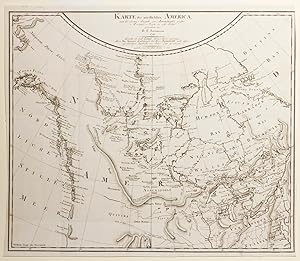 Karte des nordlichsten America; California, Washington & Oregon