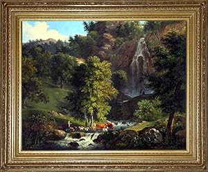 The small gorge at Tivoli (oil painting)
