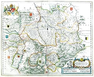 Episcopatus Hildesiensis descriptio novissima. [Map of Hildesheim region, Germany / Deutschland].