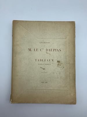 Catalogue de tableaux anciens & modernes composant l'importante collection de M. le Comte Daupias...