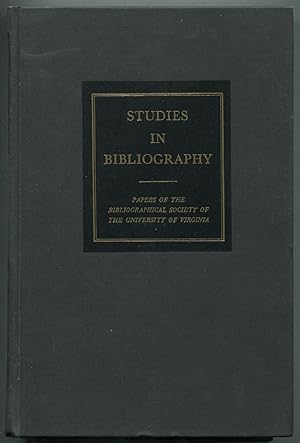 Studies in Bibliography: Volume Thirty-One