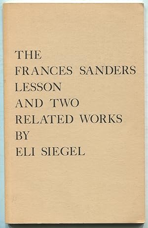 The Frances Sanders Lesson and Two Related Works