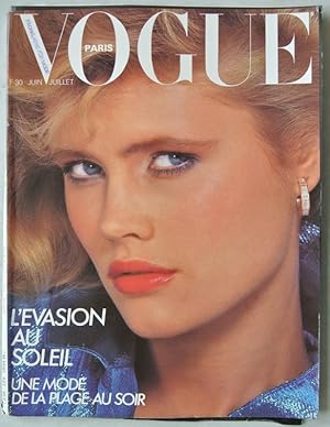 VOGUE, Paris, JUIN/ JUILLET 1982. EVA JOHANSSON.