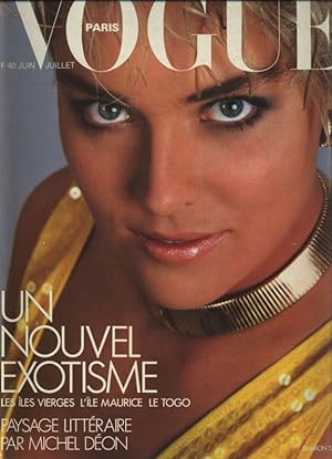 VOGUE, Paris, Juin/ Juillet 1986. Un nouvel exotisme. Les iles vierges l ile maurice le togo. pay...
