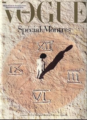 VOGUE, Paris, Avril 1992. Special Montres.