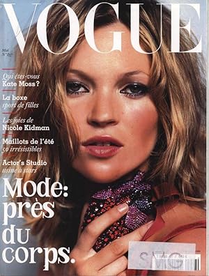 VOGUE, Paris, Mai 2003. Qui etes-vous Kate Moss?