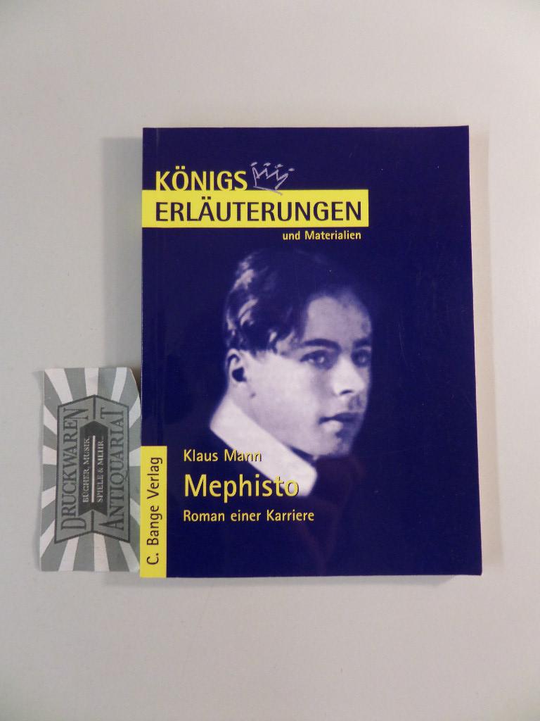 Klaus Mann mephisto analyse Klaus Mann mephisto analyse