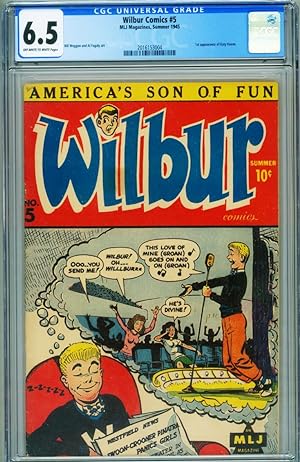 Wilbur Comics #5 CGC 6.5 1st KATY KEENE-Golden-Age Archie 1139258005