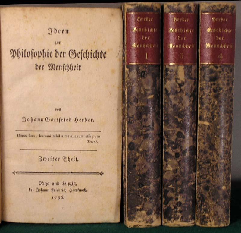 Johann Gottfried Herder ideen philosophie geschichte menschheit Johann Gottfried Herder ideen philosophie geschichte menschheit