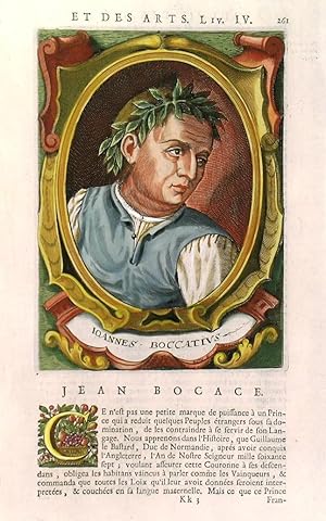  JEAN BOCACE . Head and shoulder portrait. From