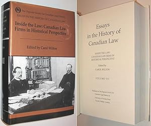 Essays in the history of canadian law