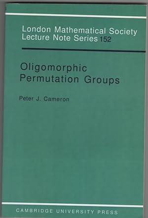 Oligomorphic Permutation Groups