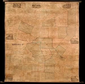 Gillette's Map of Oneida Co. New York from actual surveys under the direction of J. H. French