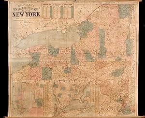 Bridgeman's New Rail Road & Township Map of New York.