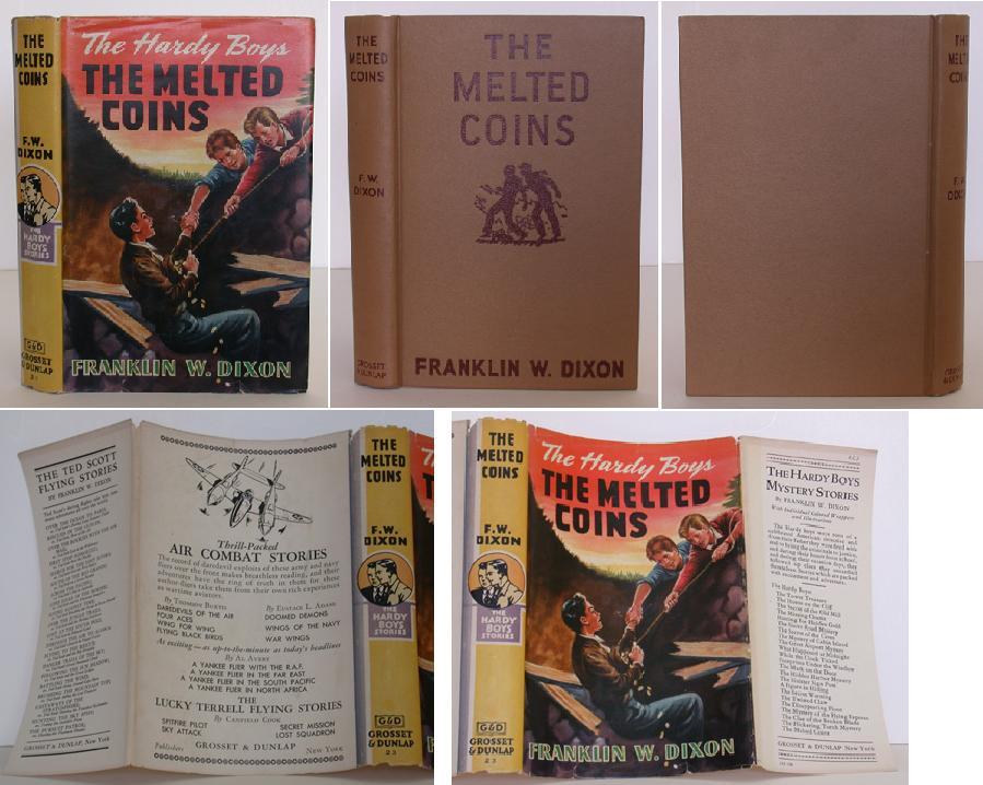 The Melted Coins Franklin W. Dixon The Hardy Boys 1959A-26 HC DJ The Melted Coins Franklin W. Dixon The Hardy Boys 1959A-26 HC DJ