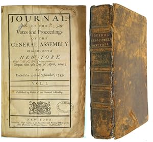 Journal of the Votes and Proceedings of the General Assembly of the Colony of New York Began the ...