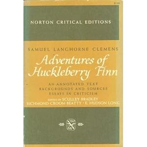 Critical essays on huckleberry finn
