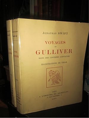 Voyages De Gulliver Dans Les Contrées Lointaines (illustrations De Timar, 2 tomes)