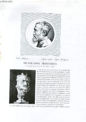 Télécharger Biographie de Michel-Ange Buonarroti (né en 1476, style Florentin 1474, mort en 1563) ; Ecole Italienne ; Sujets variés, Sujets religieux ; Extrait du Tome 2 de l'Histoire des peintres de toutes les écoles. Gratuit