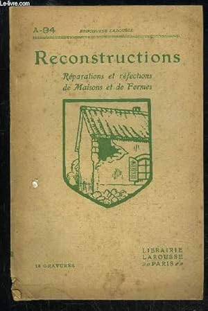 Télécharger RECONSTRUCTION - REPARATIONS ET REFECTIONS DE MAAISONS ET DE FERMES Gratuit