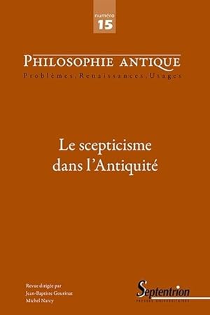 Philosophie Antique n°15. Questions sur le scepticisme pyrrhonien