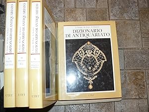 Dizionario di Antiquariato Dizionario storico-critico di Arte e Antiquariato dell'antichità all' ...
