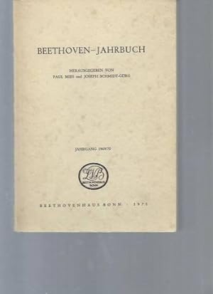 Beethoven-Jahrbuch / Jahrang 1969/70