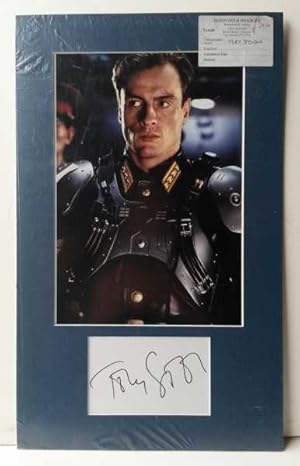 Toby Stevens, Hand Signed Autograph 2010