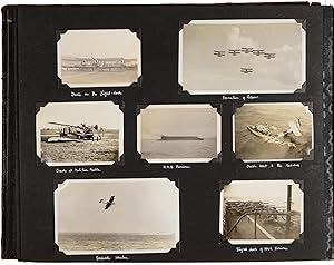 Four log books and four photograph albums relating to Lombard-Hobson's early naval career c. 1926...