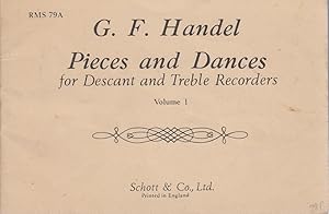 Pieces and Dances for Descant and Treble Recorders Volume 1